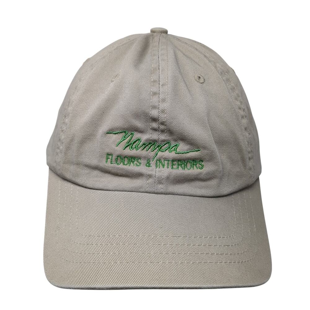 Nampa Floors & Interiors Baseball Cap Brown One Size Adjustable Alternative
